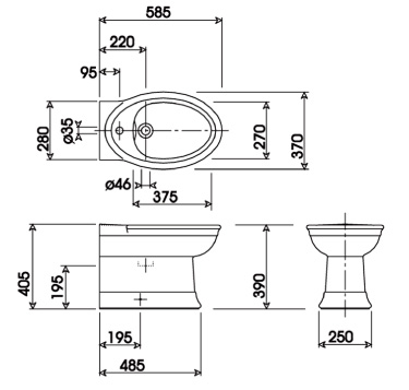 Specification drawing for - HIBID1THWHIBL