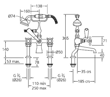 Specification drawing for - LB1100