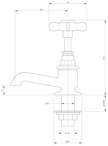 Specification drawing for - LB1422