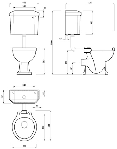 Specification drawing for - LB7212LB7209LB1307LB7298LB7788