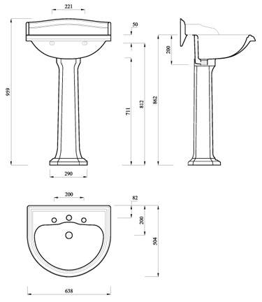 Specification drawing for - LB7501LB7504