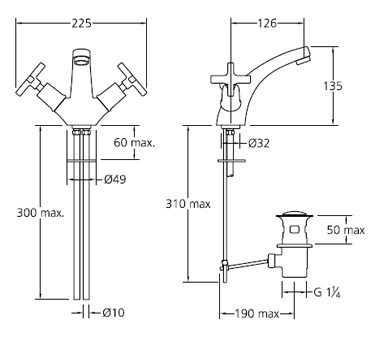 Specification drawing for - MH1185