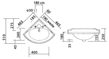 Specification drawing for - VCBASCO2WHIBL