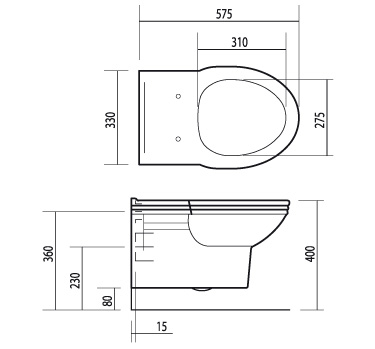 Specification drawing for - BEPANWM6WHI