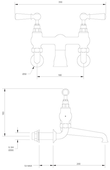 Specification drawing for - WL1151