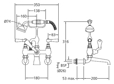 Specification drawing for - WL1166