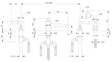 Specification drawing for - WL1250