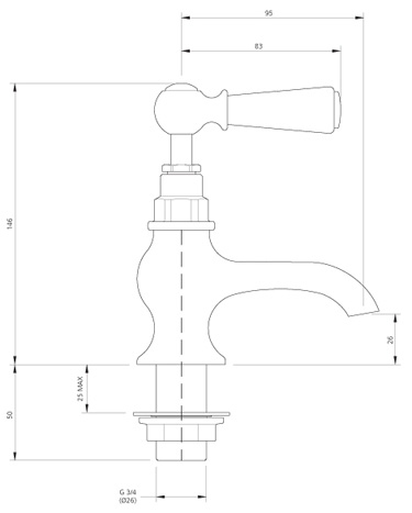 Specification drawing for - WL8054